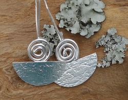 'Furled sails' earrings